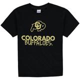 Youth Black Colorado Buffaloes Crew Neck T-Shirt
