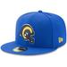 Men's New Era Royal Los Angeles Rams Classic Logo Omaha 59FIFTY Fitted Hat