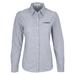 Women's White/Gray UC Davis Aggies Easy Care Gingham Button-Up Long Sleeve Shirt