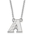 Women's Arizona Diamondbacks Small Logo Sterling Silver Pendant Necklace