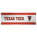 White Texas Tech Red Raiders 2' x 6' Vinyl Mascot Horizontal Banner