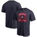 Men's Navy Atlanta Braves Police Badge T-Shirt