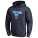 Men's Fanatics Branded Navy Oklahoma City Thunder Hometown Collection Up Pullover Hoodie