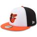 Men's New Era White/Orange Baltimore Orioles Home Authentic Collection On-Field 59FIFTY Fitted Hat