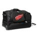 MOJO Detroit Red Wings Black 27'' 2-Wheel Drop Bottom Rolling Duffel Bag