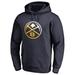 Men's Fanatics Branded Navy Denver Nuggets Gradient Logo Pullover Hoodie