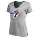 Women's Fanatics Branded Ash Toronto Blue Jays Cooperstown Collection Forbes T-Shirt