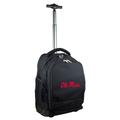 Black Ole Miss Rebels 19'' Premium Wheeled Backpack