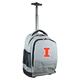 Gray Illinois Fighting Illini 19'' Premium Wheeled Backpack