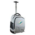 MOJO Gray Miami Dolphins 19'' Premium Wheeled Backpack