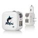Miami Marlins 2-In-1 USB Charger