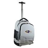 MOJO Gray Baltimore Ravens 19'' Premium Wheeled Backpack