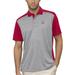 Men's Gray/Red Bradley Braves Vansport Two-Tone Polo