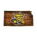 Wichita State Shockers 23.5" x Distressed with Logo Sign