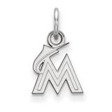 Women's Miami Marlins Sterling Silver Extra-Small Pendant