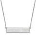 Women's Minnesota Twins Sterling Silver Small Bar Necklace