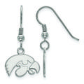 Women's Iowa Hawkeyes Sterling Silver XS Dangle Earrings