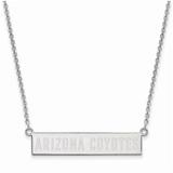 Women's Arizona Coyotes Sterling Silver Small Bar Necklace