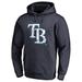 Men's Fanatics Branded Navy Tampa Bay Rays Splatter Logo Pullover Hoodie