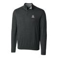 Men's Cutter & Buck Heather Charcoal Arizona Wildcats Big Tall Lakemont Half-Zip Jacket