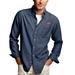 Men's Blue Western Kentucky Hilltoppers Hudson Denim Long Sleeve Button-Down Shirt