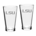 LSU Tigers Set of 2 Pub Mixing Glasses