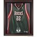 Milwaukee Bucks Framed Brown Jersey Display Case