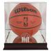 Minnesota Timberwolves Mahogany Team Logo Basketball Display Case with Mirrored Back