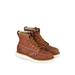 Thorogood Men's American Heritage Wedge 6in Moc Safety Toe Brown 9/2E 804-4200-9-2E