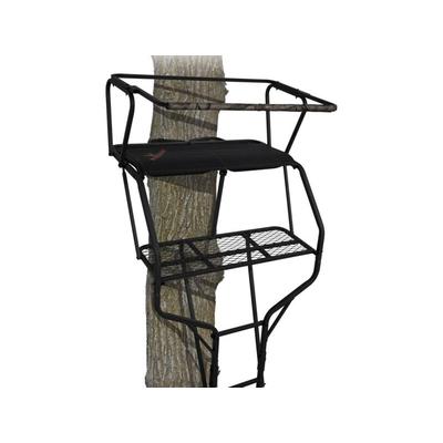 Big Game Treestands The Guardian XLT Two Man Ladder Stand Black 18 ft LS4860