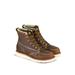 Thorogood Mens American Heritage Wedges 6in Moc Toe Crazyhorse Leather Brown 9.5/D 814-4203-9.5-D