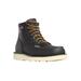 Danner Bull Run Moc Toe 6in Steel Toe Boots Black 7D 15569-7D