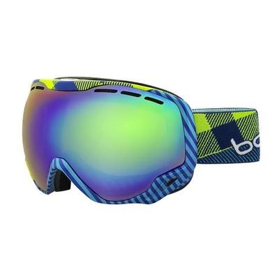 "Bolle Goggles Emperor Ski/Snowboard Blue and Green Argyle Framegreen Emerald Lens Model: 21305"