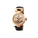 Heritor Automatic HR3305 Ganzi Mens Watch 44mm Black Strap Bronze Dial HERHR3305