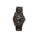 Earth Wood Heartwood Bracelet Watch w/Date Dark Brown One Size ETHEW1502