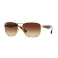 Ray-Ban RB3533 Sunglasses 001/13-57 - Gold Frame Brown Gradient Lenses