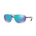 Ray-Ban RB4275CH Sunglasses 601/A1-63 - Black Frame Green Mir Blue Polar Lenses