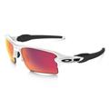 Oakley OO9188 Flak 2.0 XL Sunglasses - Men's Polished White Frame Prizm Baseball Outfield Lens-OO9188-03