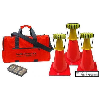 Powerflare 3-Position PowerFlare Traffic Control Kit Infrared Blue Shell TCK3-I-BL