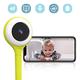 Lollipop HD WiFi Video IP Indoor Camera for Baby, Pet, Home Security (Compatible with iOS & Android)- Supports 2 Cameras and Up, Night Vision, 2-Way Talk Back- Baby Boy Girl Shower Gifts (Green)