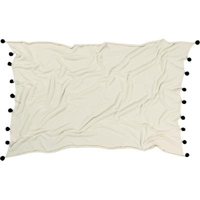 Lorena Canals Bubbly Blanket - Natural/Black (4' x 6')
