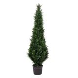 Vickerman 459867 - 5Ft Potted Cedar Tree (UV) (TP170660) Cedar Home Office Tree