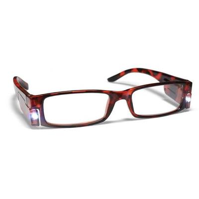 PS Designs 01440 - Tortoise Shell - 1.25 Bright Eye Readers (PRG5-1.25) 1.25 Magnification LED Reading Glasses