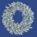 Vickerman 438343 - 48" Silver Fir Wreath DuraL LED 150WmWt (K166948LED) Silver Colored Christmas Wreath