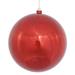 Vickerman 440698 - 10" Red Shiny Mercury Finish Ball Christmas Tree Ornament (M166703)