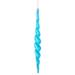 Vickerman 477311 - 14.6" Turquoise Shiny Spiral Icicle Christmas Tree Ornament (2 pack) (N175112D)