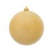 Vickerman 395042 - 12" Champagne Candy Ball Christmas Tree Ornament (N593038DCV)