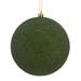 Vickerman 486214 - 8" Moss Green Glitter Ball Christmas Tree Ornament (N592064DG)