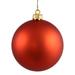 Vickerman 256435 - 2.4" Burnished Orange Matte Ball Christmas Tree Ornament (60 pack) (N596018M)