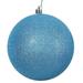 Vickerman 446522 - 10" Turquoise Glitter Ball Christmas Tree Ornament (N592512DG)